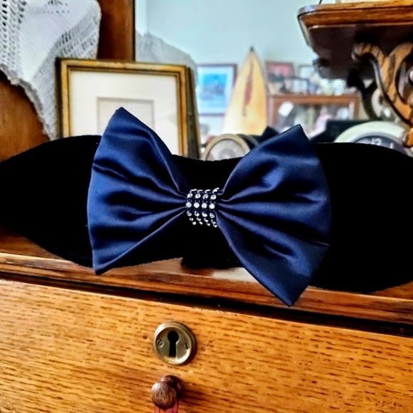 Accessories - Vintage Black Velvet Belt